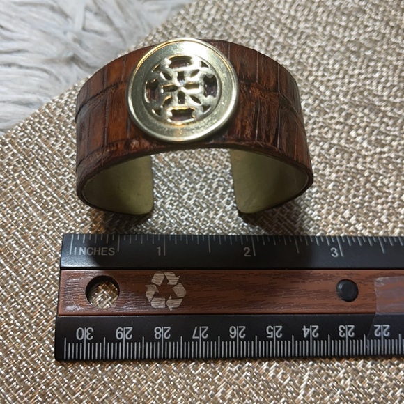 Rustic Cuff bracelet Bangle vintage rare leather - Picture 5 of 6